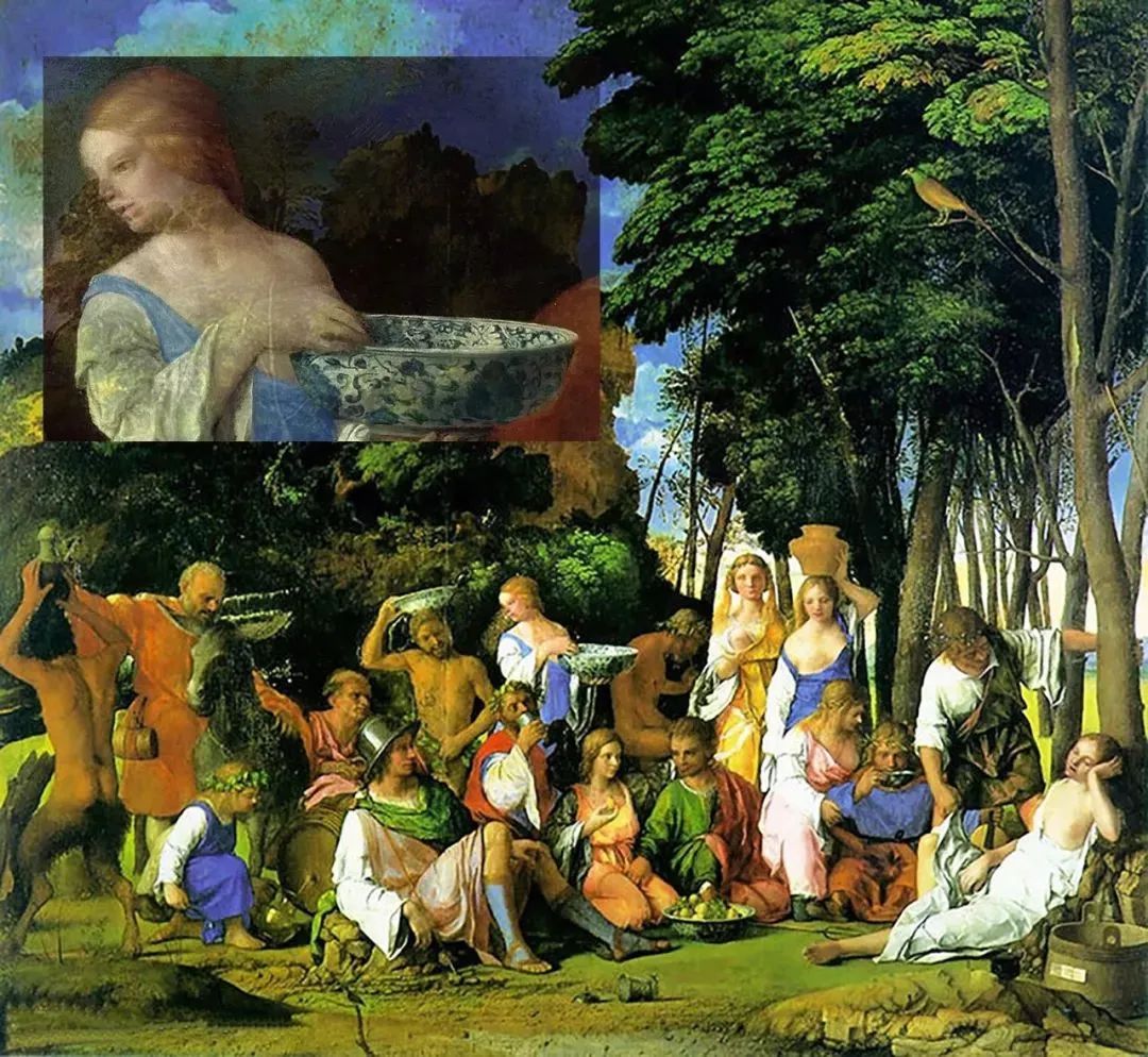 把故宫红、青花蓝捧在手心，以“银杯”畅饮