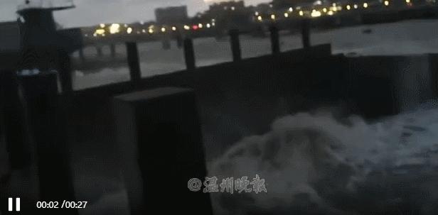 狂风巨浪，多地被淹！“黑格比”登陆了→