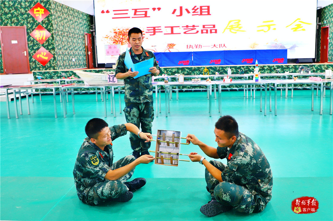 兵哥哥的创意手工,部队特色的手工艺品图片
