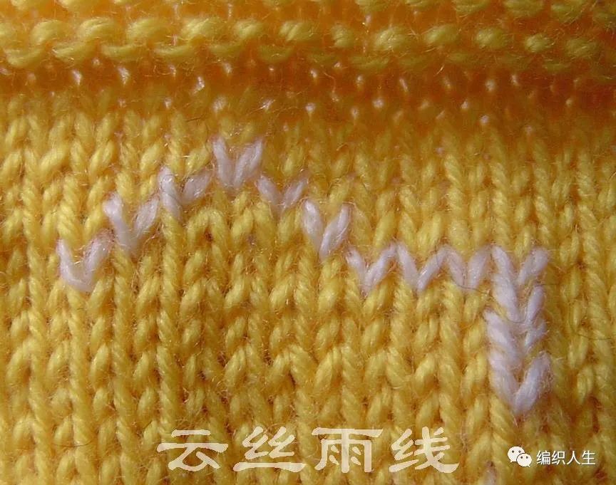 毛衣绣字的正确方法,毛衣图案怎么缝制