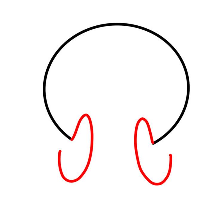 超简单小黄鸭简笔画,小黄鸭简笔画教程