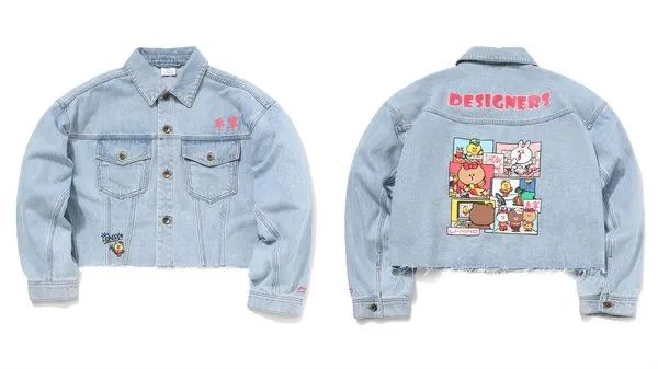 李宁linefriends联名衣服,李宁linefriends联名连帽卫衣