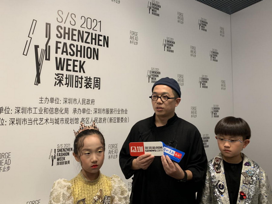 上海时装周潮服儿童走秀,时尚童装时装周走秀