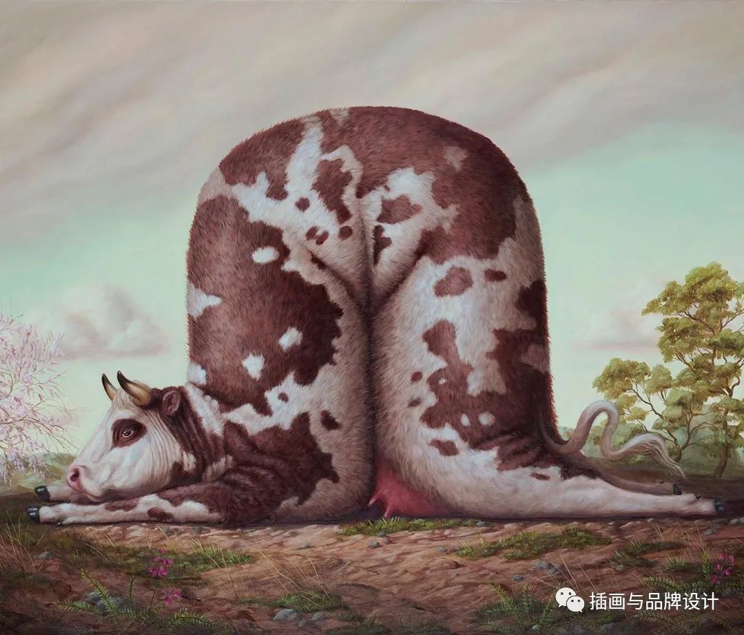 荒诞极端插画,荒诞主义插画