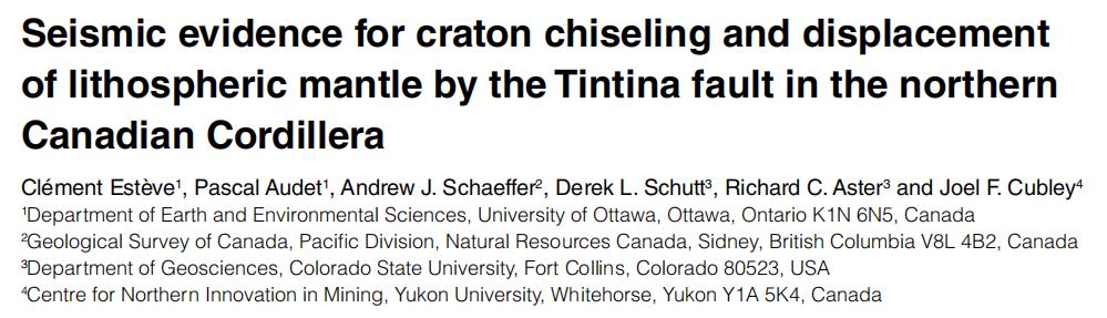 地学前沿||《Geology》2020年第11期论文导读(下)