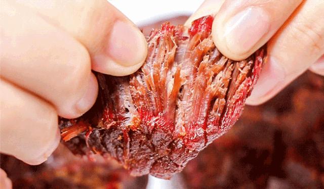 香嫩手撕牛肉,手撕五香牛肉干超级好吃