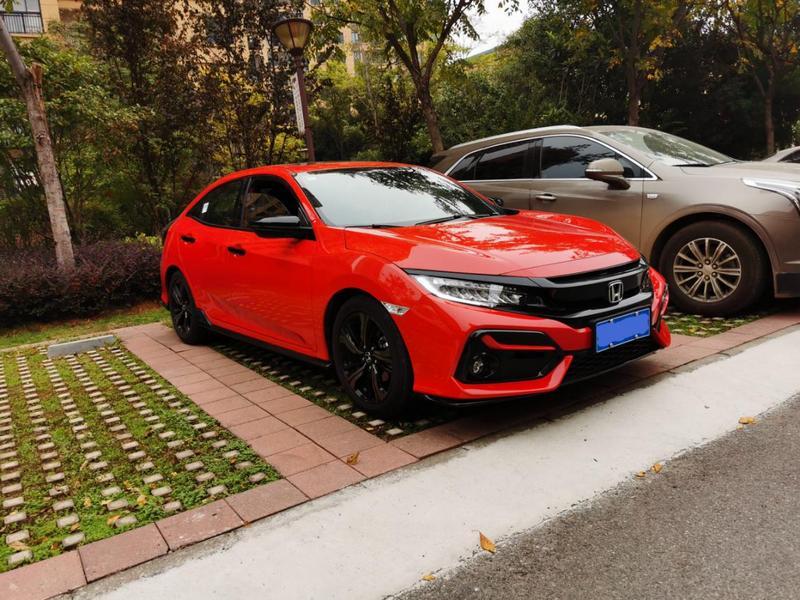 红色思域两厢版2020,红色思域很好看