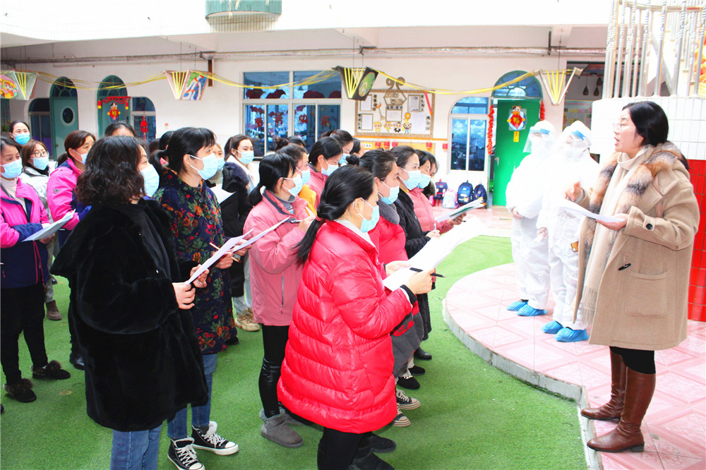 东海县幼教育集团：寒假不放手防疫记心头