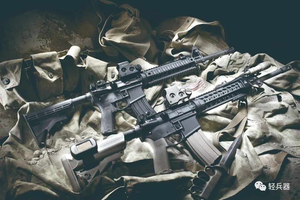 “套娃”式消焰器、加大号的拉机柄……3个版本的BCM公司MID16卡宾枪，优化使用体验