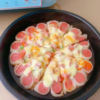 不用烤箱平底锅做披萨最简单做法,披萨的家常做法不用烤箱平底锅