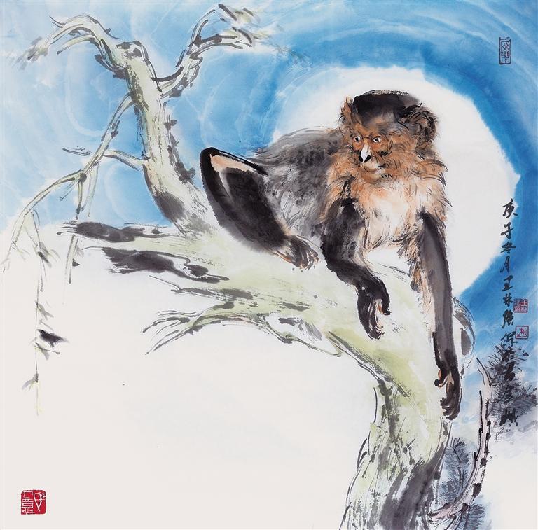 王林强国画作品欣赏,王林的山水画作品欣赏