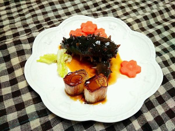 大厨葱爆海参最正宗做法,正宗葱烧海参做法