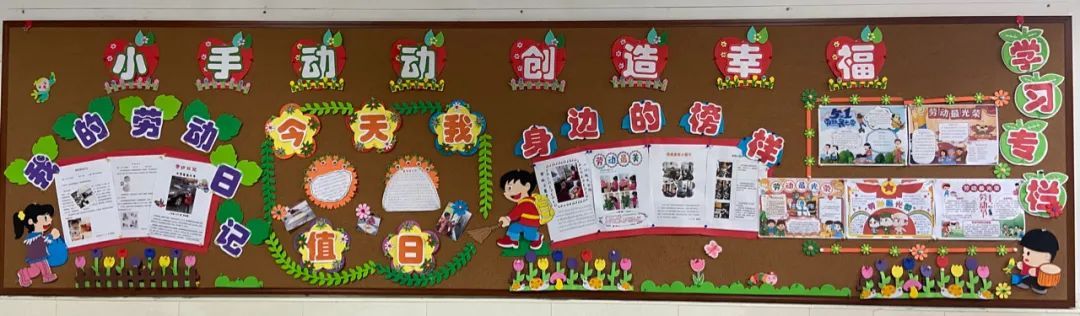 劳动节的黑板报粉笔画,劳动节小黑板报教程