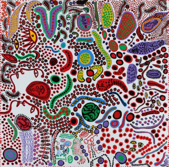 草间弥生本人,草间弥生个人简介