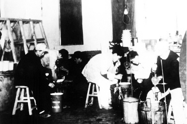 上世纪山东淄博工业发展史老照片,淄博工业区老照片