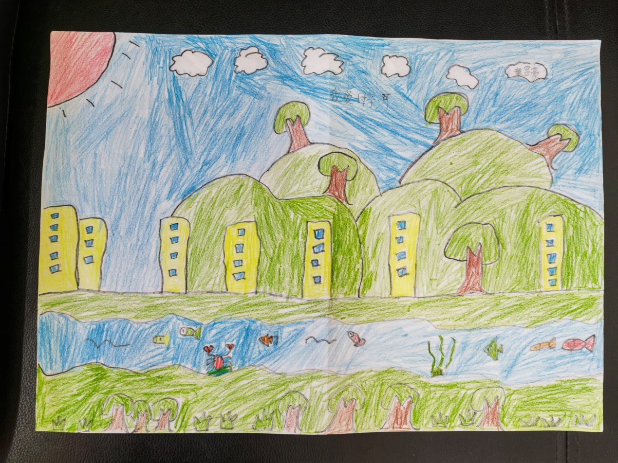 保护美丽河湖创建文明城市绘画,保护美丽河湖绘画大全五年级