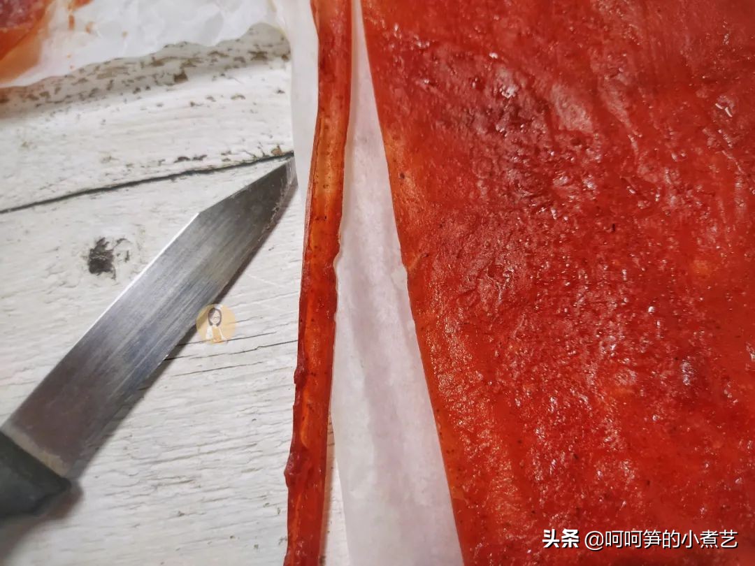 酸甜开胃的果丹皮快点学起来,吃卷果丹皮童年小零食