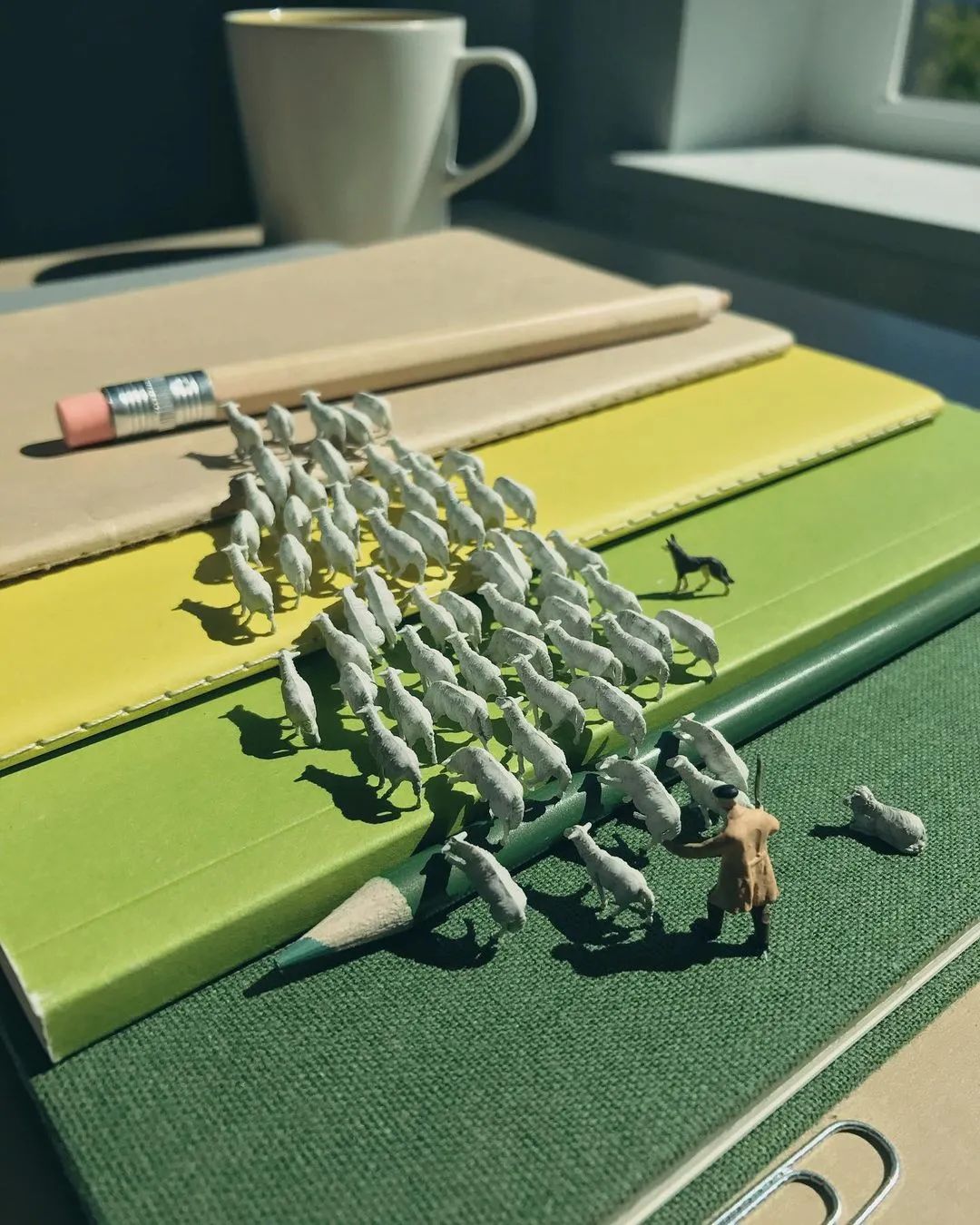 迷你版办公桌,森系书桌迷你世界