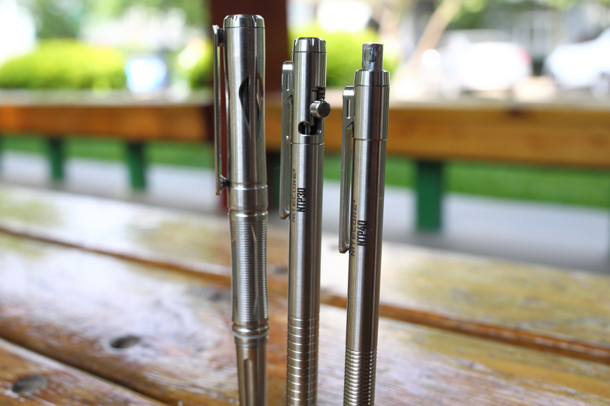 nitecore全系列评测,钛合金战术笔ntp30