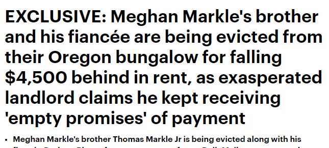 梅根哈里王室纠纷,梅根哥哥和哈里王子