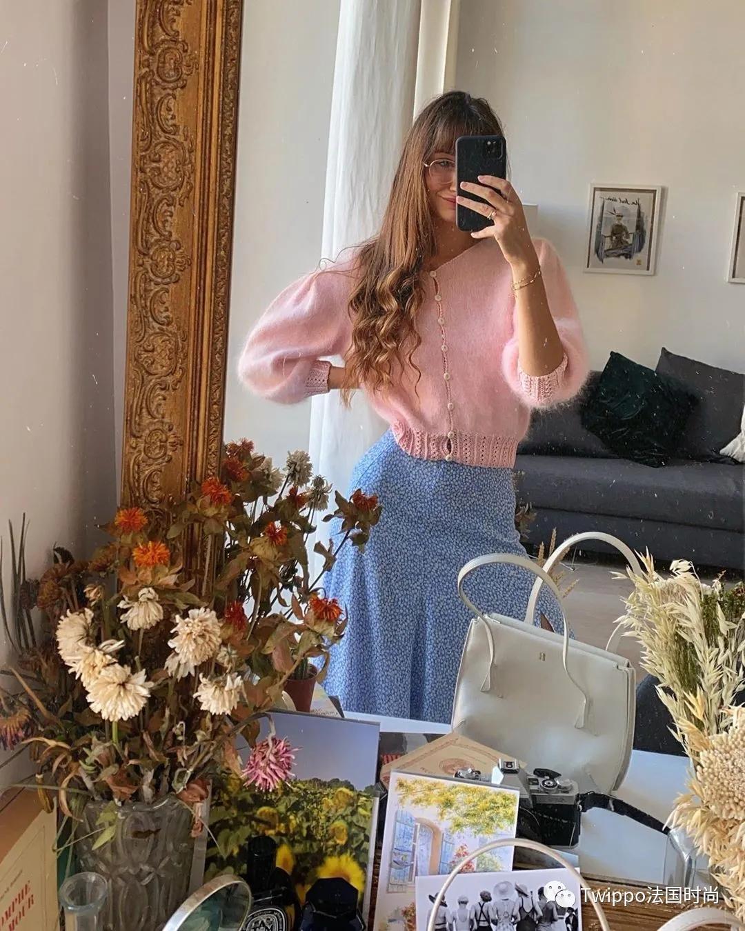 法式小众高级感小衫套装,超级好看的法式小衫