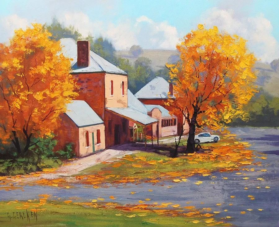 世界级风景大师的油画作品,世界著名油画大师的风景油画