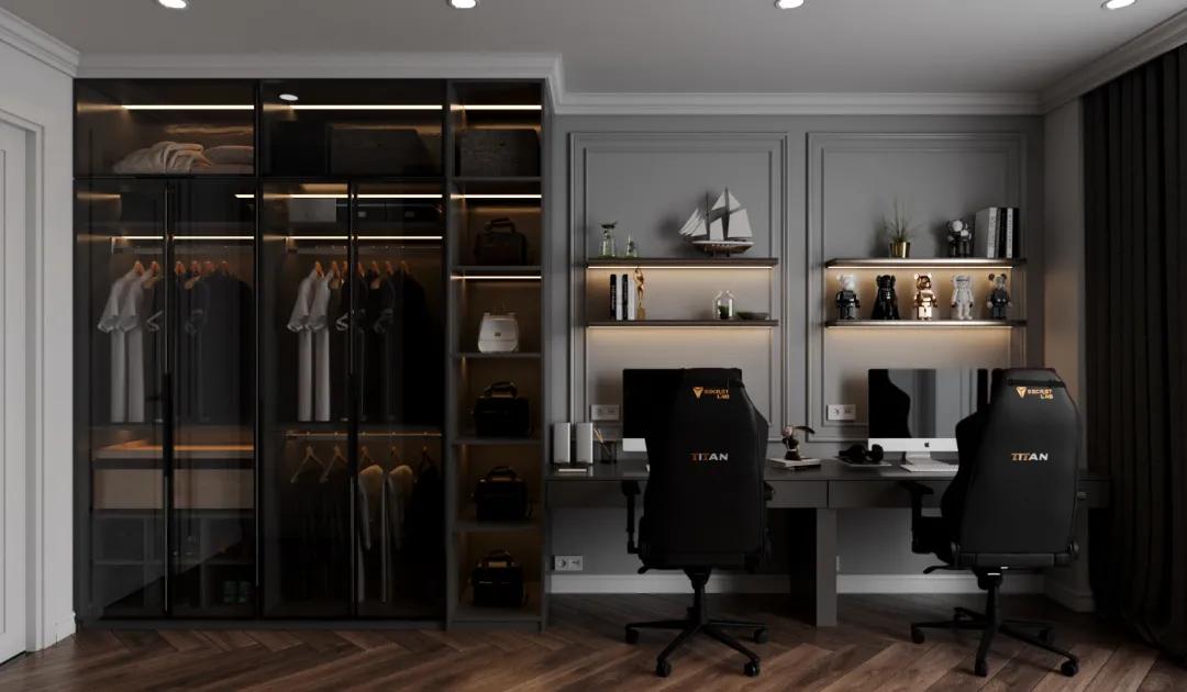 衣柜60公分设计,定制洋气衣柜效果图