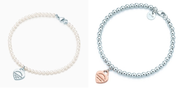 tiffany蒂芙尼爱心手链,tiffany蒂芙尼手链怎么搭配