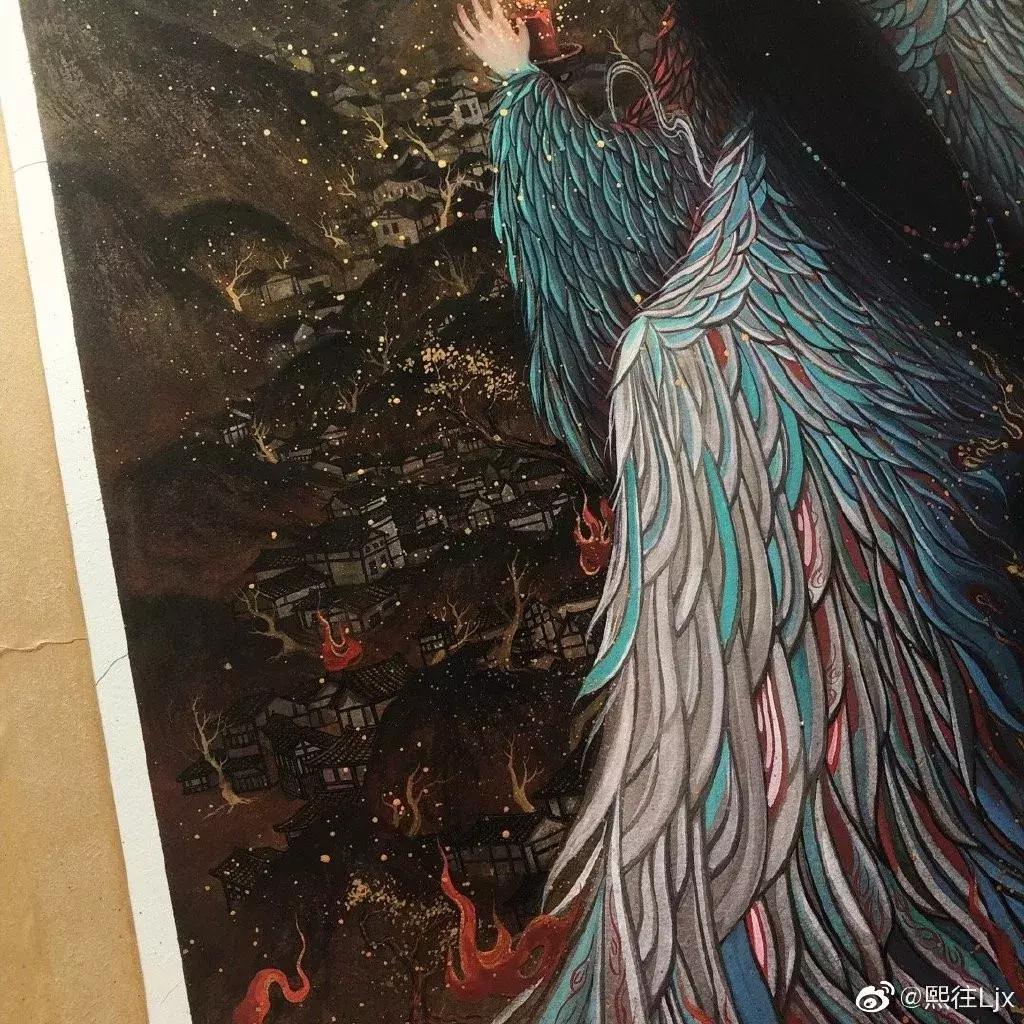 古风绘画线描,100张绝美古风女线描手绘