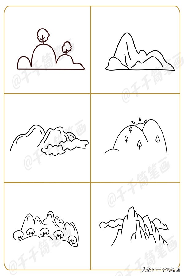 怎样画简单又好看的风景简笔画,城市风景简笔画大全最简单漂亮