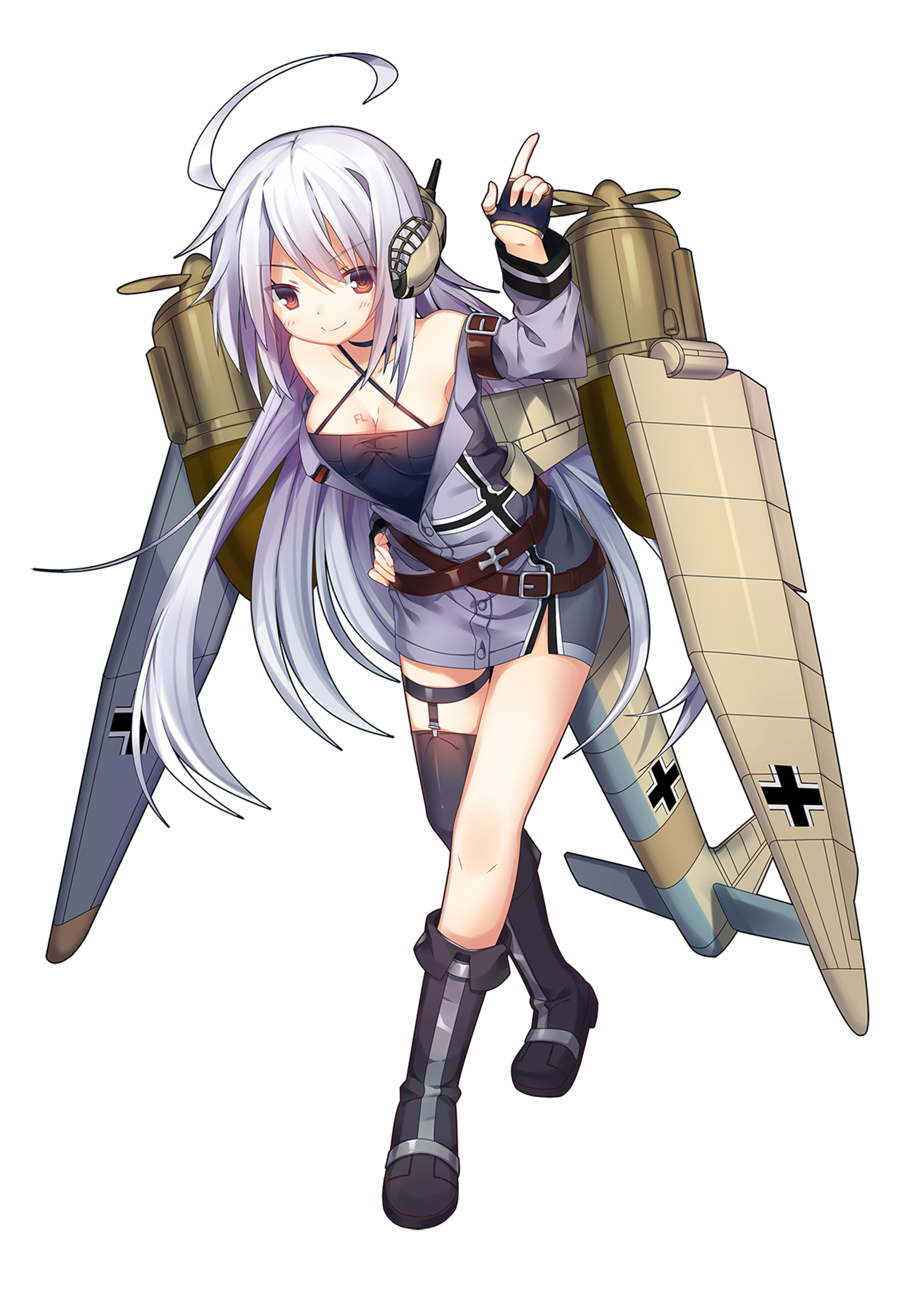 《苍穹战线》超过百种萌点各异的机娘，精美立绘原画插画卡牌欣赏