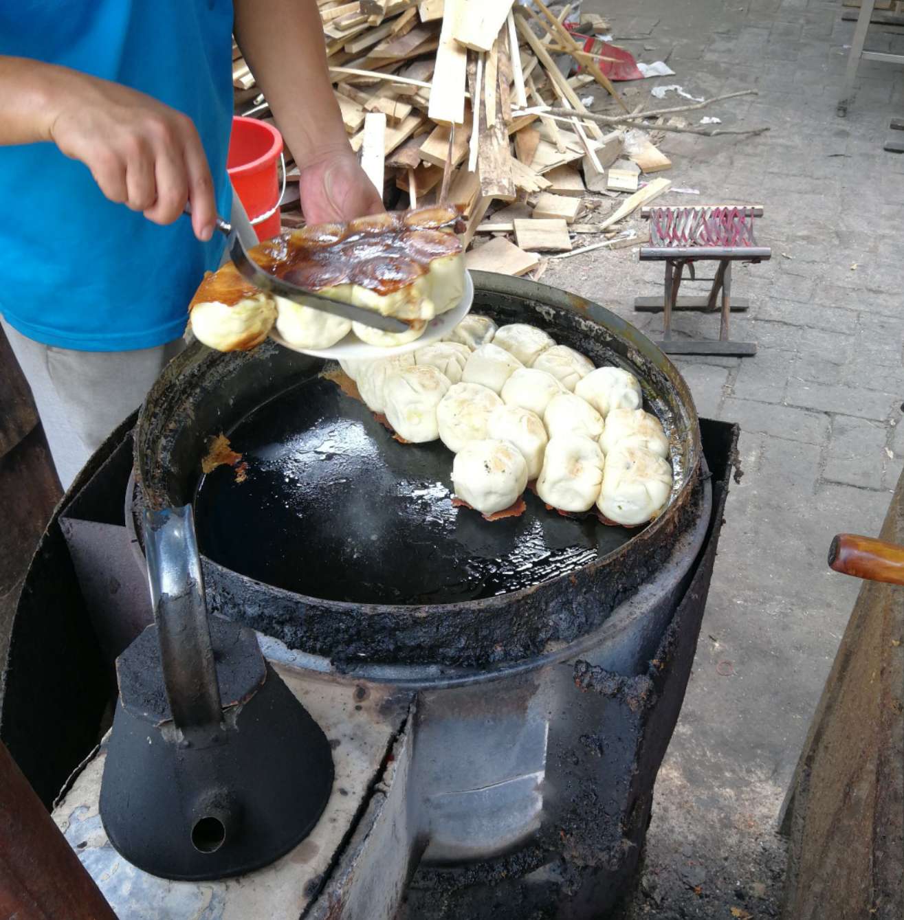 东营利津水煎包正宗做法,东营美食推荐水煎包