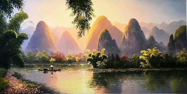 中国小幅油画作品大展作品集,三峡丹青油画作品