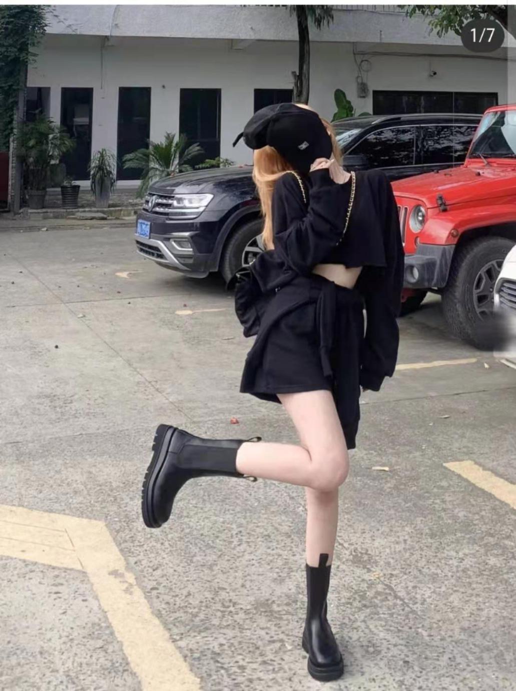 适合穿长靴子的冬天穿搭,今年秋冬这样穿轻松显高又藏肉