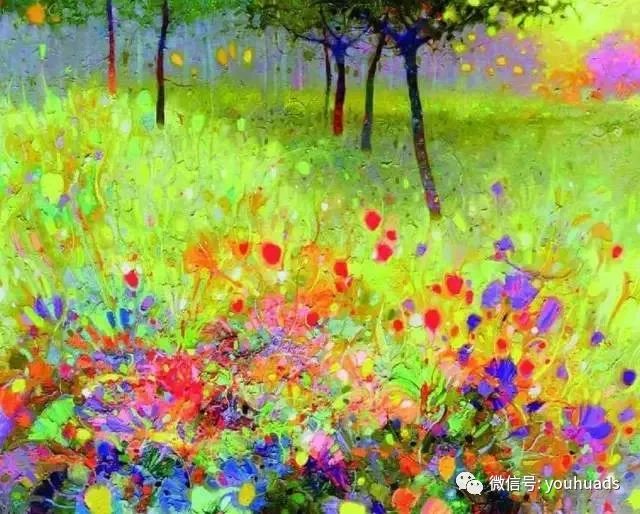 鲍勃罗斯的风景画,意大利画家fulviorinaldi水彩风景