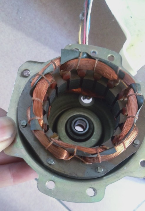 250毫米台式风扇的内部构造（不带电源板，一）