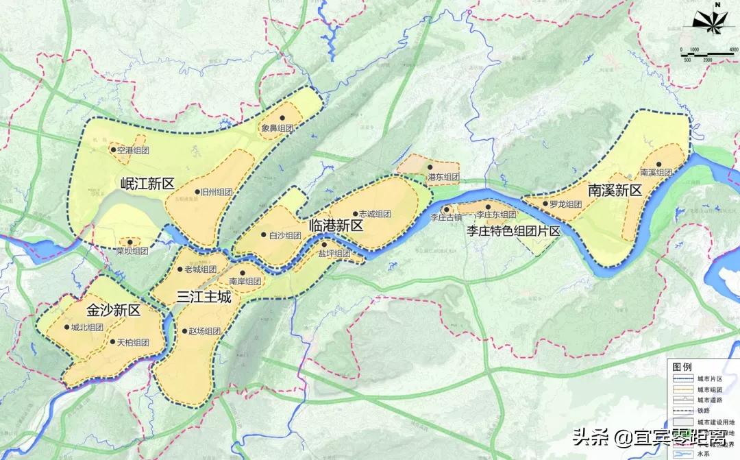宜宾城区最新交通规划图,双向8车道还会继续扩建么