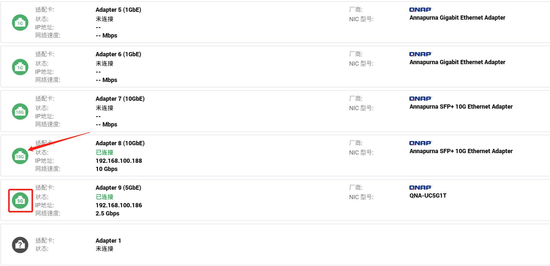 万兆路上的一块金砖：威联通QNAPQNA-UC5G1TUSB3.0转5GbE网络