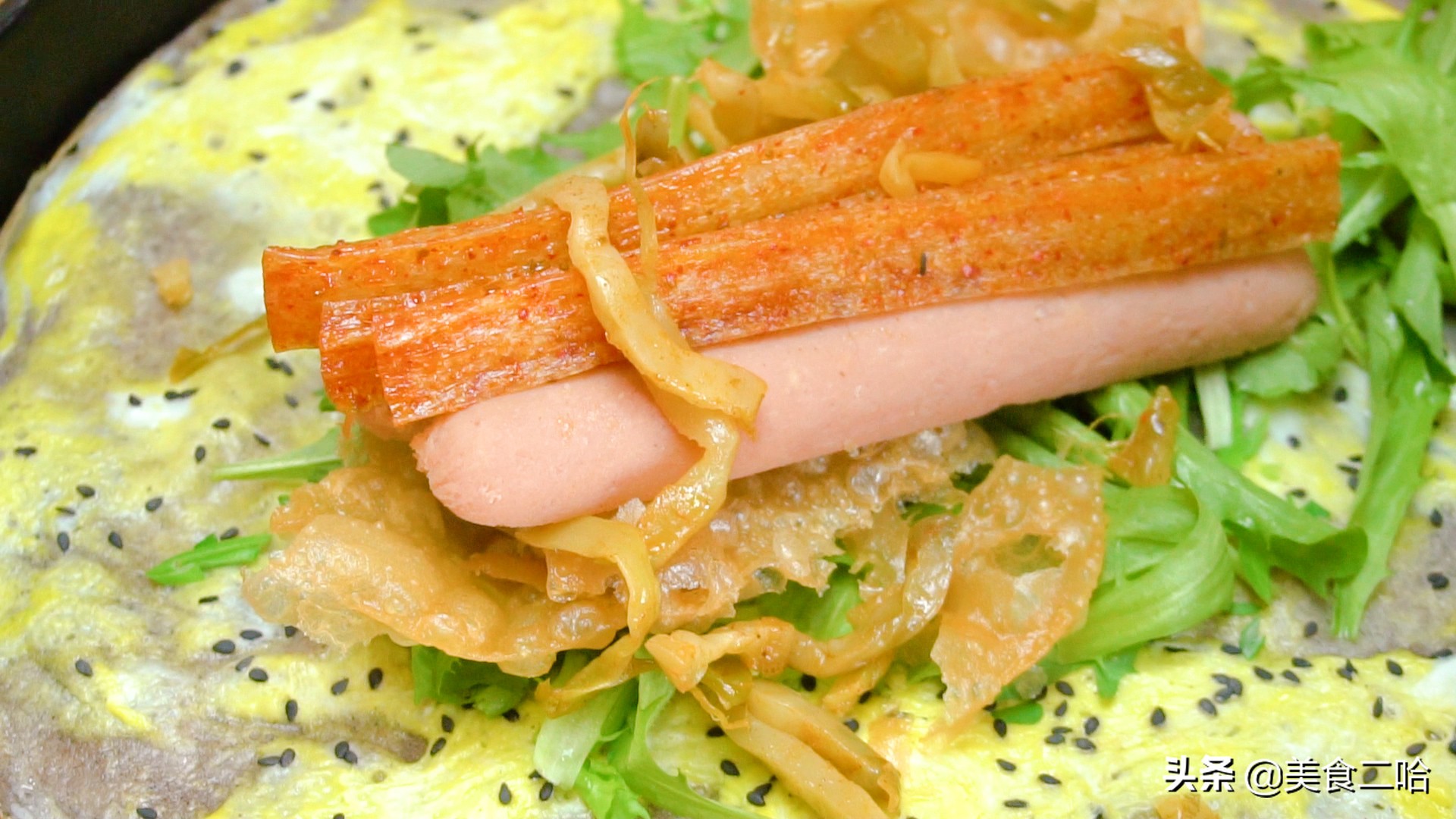 煎饼果子面糊家常做法最佳配方,煎饼果子怎么配面糊做出来软