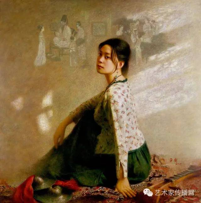 王剑的绘画作品欣赏,画家王剑粉笔画作品欣赏