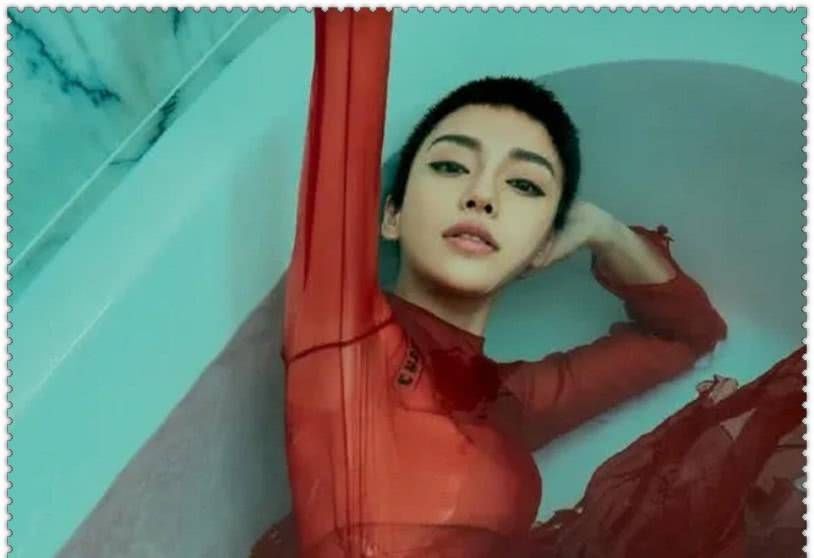 明星拍封面杨幂自带亮片,明星拍封面花絮