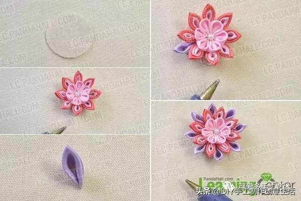 丝带做花带,做花带的教程