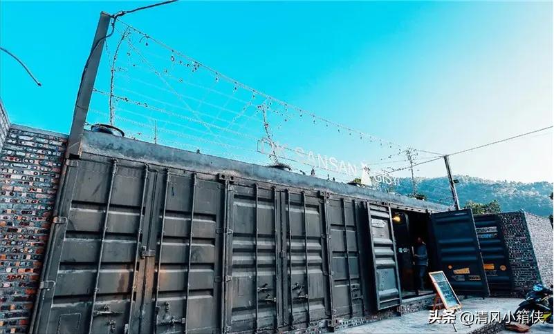 集装箱建筑可移动绝美集装箱民宿,模块化集装箱建筑海边民宿