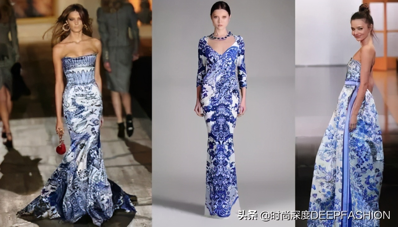 中国传统纹样“之”青花纹样