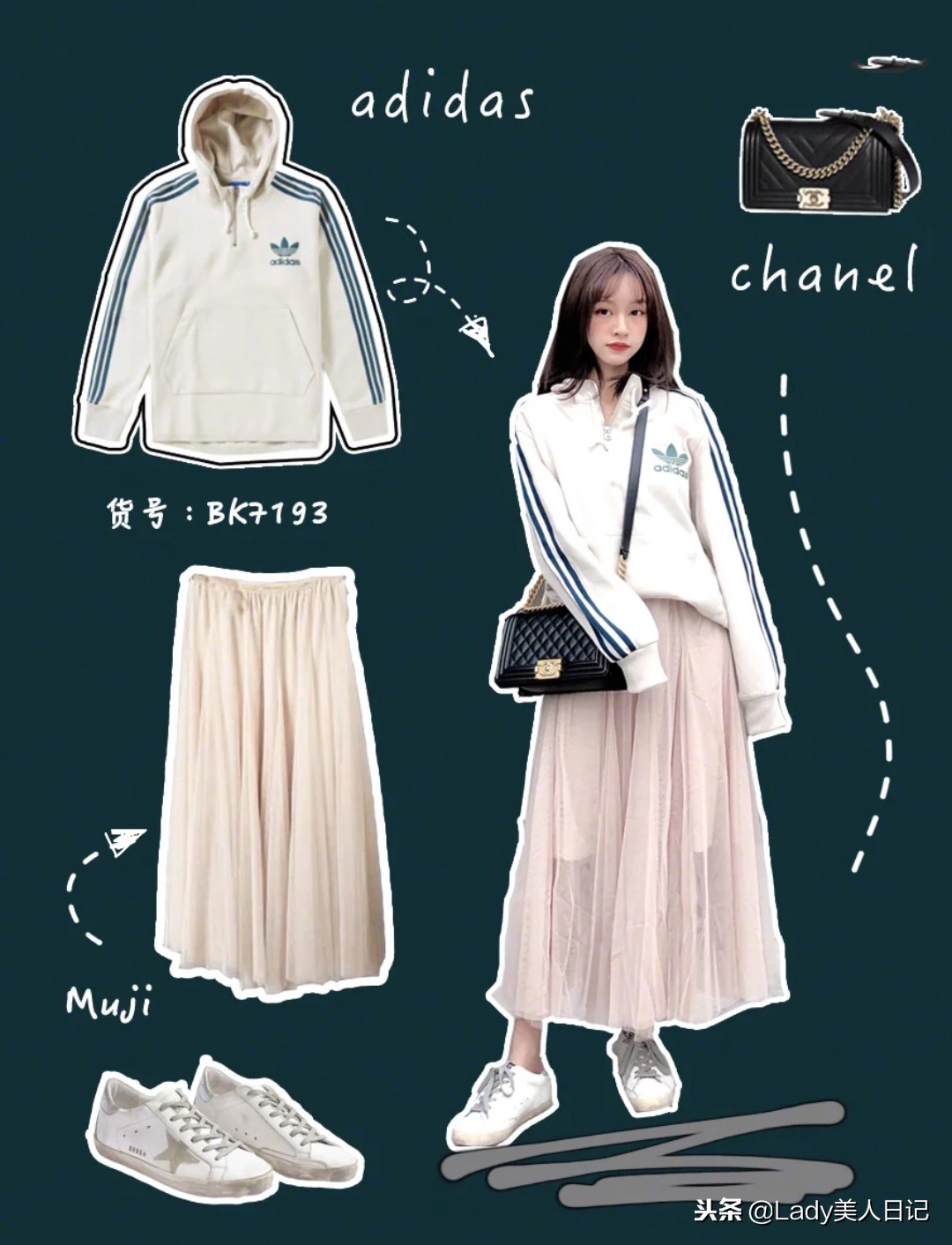 半腰牛仔外套+卫衣简直时髦炸了！网红发型的女孩最好搭，没对手