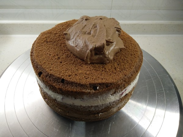 甘纳许蛋糕的家常做法,甘纳许巧克力奶油蛋糕的做法