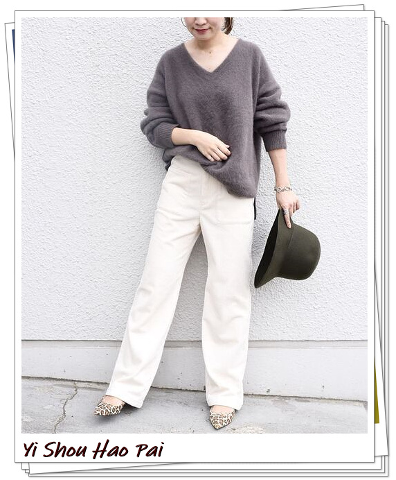 灯芯绒裤子颜色搭配,棕色灯芯绒裤子秋冬搭配