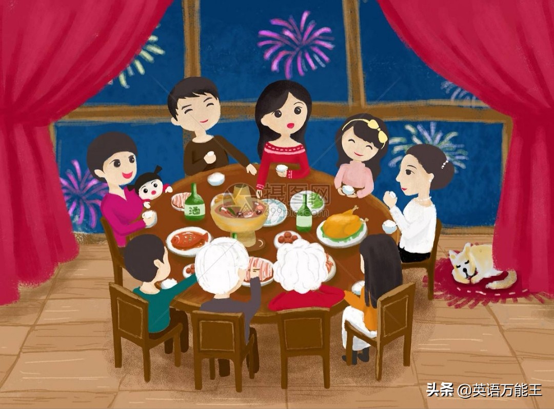 除夕年夜饭哪里吃?送给大家就餐常用的英语口语表达!