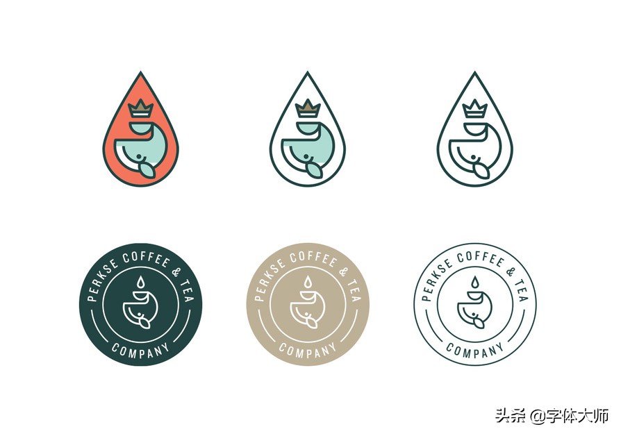 咖啡logo图片大全集,咖啡logo和它们的设计灵感