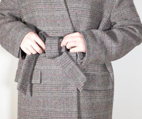 大衣腰带显瘦,大衣腰带的7种系法简单